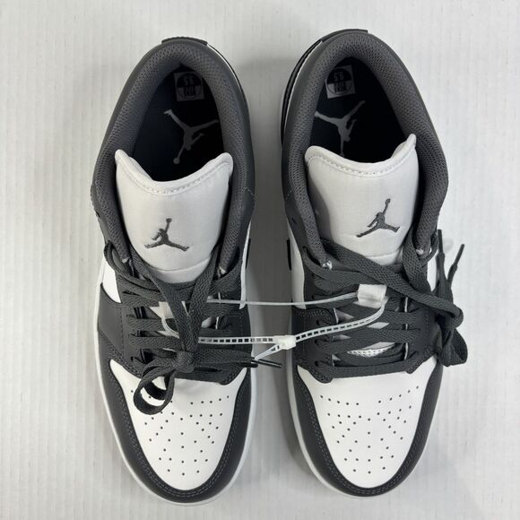 Nike Air Jordan 1 Low Shoes Iron Gray Summit White 553558-044 Men's 9.5 NEW - Picture 6 of 11